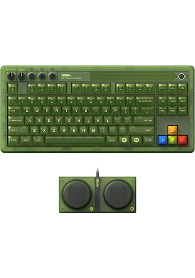8bitdo Retro 87 Mekanik Klavye Rgb Aydınlatmalı Bluetooth/2.4g/usb-c Kablosuz Oyuncu Klavyesi Xbox Lisanslı