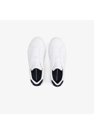 Tommy Hilfiger Court Leather Erkek Beyaz Sneaker 026 Fm0fm05367 Beyaz