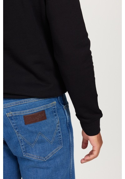 Wrangler Erkek Texas Straight Fit Normal Bel Denim Esnek Jean Kot Pantolon W121HR36B Açık Mavi