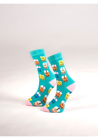 Ozzy Socks Drink Desenli Çorap Turkuaz