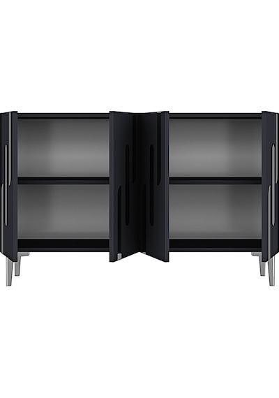 Ka1229as Ece Konsol Ve Tv Sehpası Antrasit-silver 120cm
