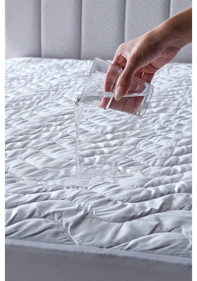 Comfyline Pamuk Sıvı Geçirmez Fitted Alez 100x200 Beyaz