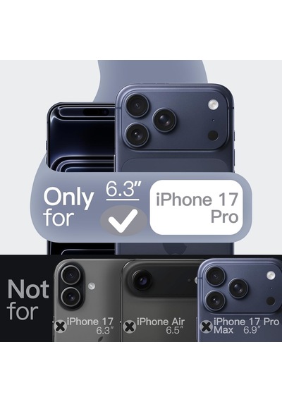 İphone 17 Pro Max İle Uyumlu Lansman Kılıf İnce Sıvı Silikon 3 Katmanlı Tam Kaplamalı Yumuşak Jel Kauçuk Telefon Kılıfı Lacivert