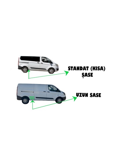Custom Camlı Van Kısa Şase Noktalı Yan Basamak 2012 2013 2014 2015 2016 2017 2018 2019 2020 2021 2022 2023