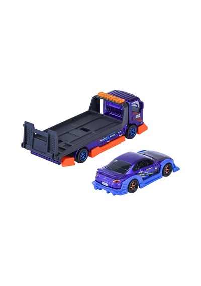 Majorette Jdm Legends Tuning Transporter Isuzu Npr + Nıssan Sılvı Çok Renkli
