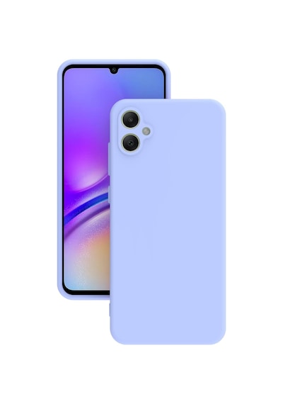 Samsung Uyumlu Galaxy A07 Kılıf Kamera Korumalı Silikon Rubber Arka Kapak Lila