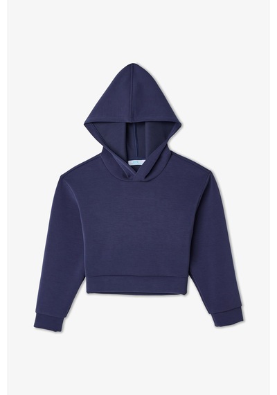 Penti Koyu İndigo Kız Çocuk Modal Soft Oversize Kapüşonlu Sweatshirt