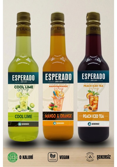 Şekersiz Cool Lime-mangoportakal-ice Tea Base -efsane Yaz Serisi 750 Ml X 3 Adet