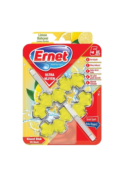 Ernet Klozet Ultra Hijyen Limon Bahçesi 2 X 50 G