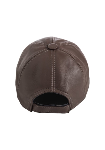 Shopiolog Unisex Hakiki Deri Beyzbol Kep