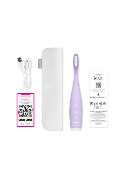 Issa 4 Plus Akıllı Hybrid Silikon Sonik Diş Fırçası, Lavender