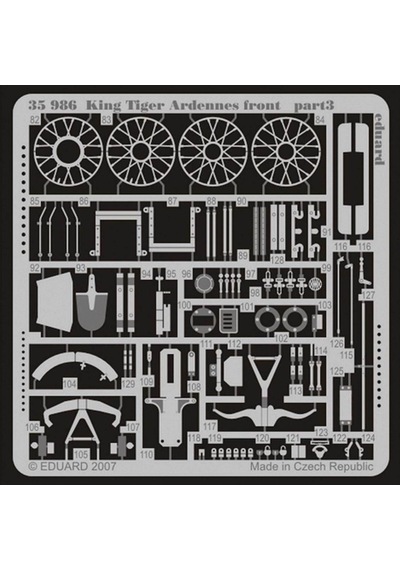 Eduard 35986 1/35 Ölçek, King Tiger Ardennes Front For Ta