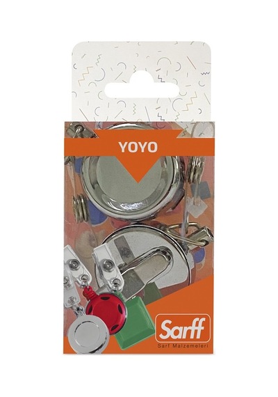 Sarff Yuvarlak Yoyo Timsah Ağızlı Metal İpli 2 Li Blister