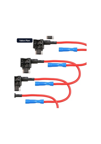 Trobus Fuse Tap Sigorta Çoklayıcı Mikro Bıçak Tipi Adaptör 5 Adet Diğer