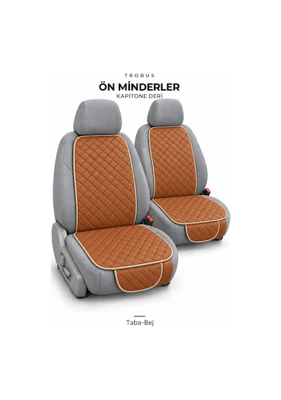 Skoda Fabia 2007+ Suni Deri Kapitone Minder 7'li