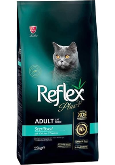 Reflex Plus Tavuklu Kısırlaştırılmış Yetişkin Kedi Maması 3 x 1500 G