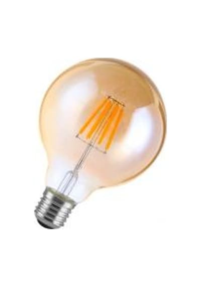 G-125 6 WATT FLAMANLI RUSTİK LED AMPUL BALON TİPİ - 2700K GÜNIŞIĞ