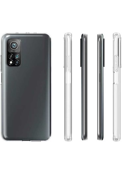 Xiaomi Mi 10t Pro 5g Kılıf Zore Süper Silikon Kapak Renksiz