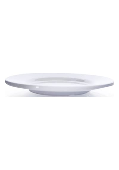 Melamin Pasta Tatlı Dondurma Servis Tabağı 6 Parça 19 Cm Beyaz Düğün Parti Servis Tabağı Beyaz