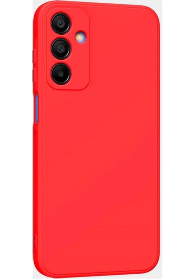Newface - 94 - Samsung Galaxy A25 5g Kılıf First Silikon - Edntrend - - Kırmızı