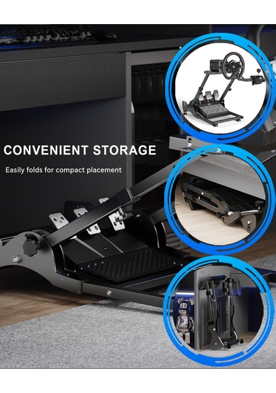 A10 Gaming Steering Wheel Stand 11kg Foldable And Adjustable Racing Wheel Stand V99, V10 Ultra, Vd4, Vd6 For G29, G920, G923 For G29, G920, G923 For T300, Tgt, Tspc, T500 For R3, R5