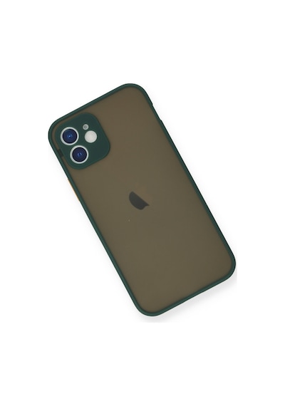 Apple Uyumlu iPhone 12 Mini Uyumlu Kılıf Montreal Silikon Kapak - Yeşil
