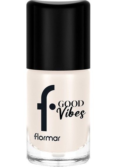 Flormar Good Vibes Yüksek Pigmentli & Parlak Bitişli Nefes Alabilen Oje 013 Naturallatte