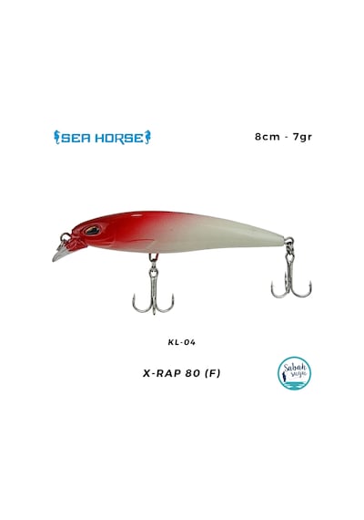 Sea Horse X-rap F 8cm 7gr Kl-04