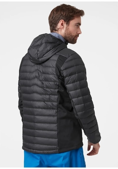 Helly Hansen Hooded Down Hybrid Insulator Erkek Kapişonlu Outdoor Mont Siyah Hha.63007hha.991 001