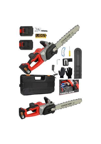 Stilmax OYP40VF-2 Akülü Yağ Pompalı Da Budama Testeresi Çantalı