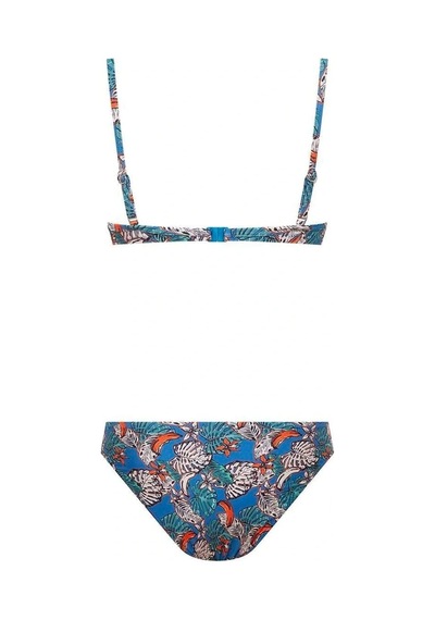 U.S. Polo Assn. Kadın Mavi Bikini Takım Mavi