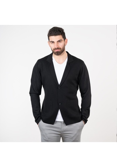 San&Fa Erkek Çelik Örgü Regular Fit Hırka