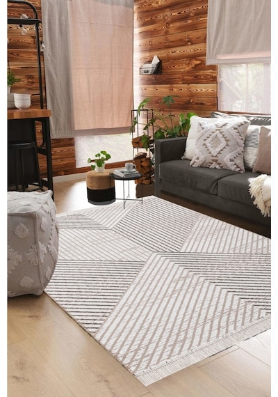 Saraz Halı Bohem Serisi Kilim Bej