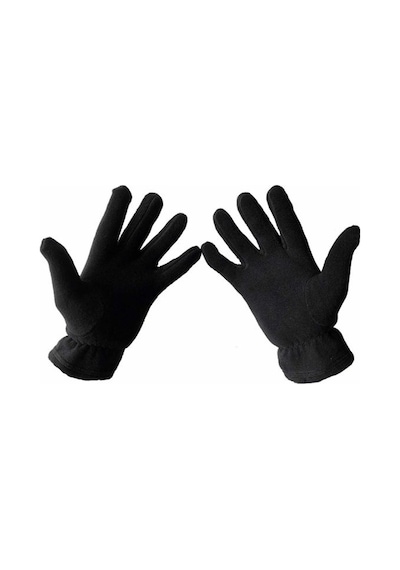 Axe Sportswear Erkek Siyah Kışlık Termal Polar Eldiven Siyah