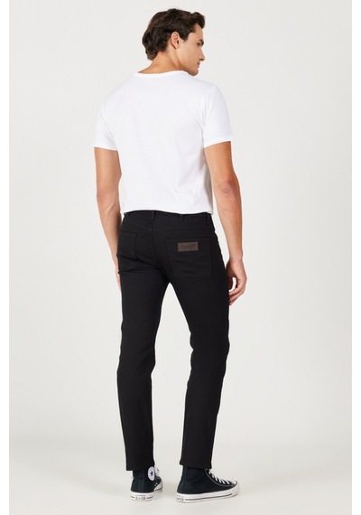 Wrangler Arizona Straight Fit Düz Kesim Normal Bel Düz Paça Esnek Siyah Erkek Pantolon W211842001 Siyah