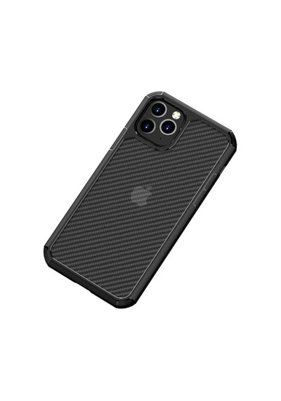 Apple Uyumlu iPhone 11 Pro Max Kılıf Zore Inoks Fiber Yüzey Tasarım Kılıf Siyah