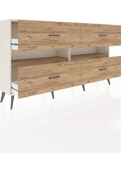 Arges Konsol 2 Raflı 4 Çekmeceli 176x30x99 Aytaşı-çam Atlas Çam/atlas Çam - Aytası Arges Konsol 2 Raflı 4 Çekmeceli 176x30x99 Aytaşı-çam Atlas Çam/atlas Çam - Aytası