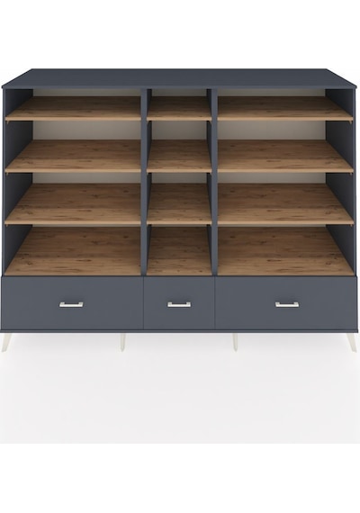 Kronos Dolap 12 Raflı 3 Çekmeceli 220x59x163 Antrasit-çam/antras Antrasit-çam/antrasit Kronos Dolap 12 Raflı 3 Çekmeceli 220x59x163 Antrasit-çam/antras Antrasit-çam/antrasit