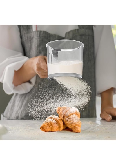 Un Eleme Tetikli Aparatı, Paslanmaz Kaliteli Un Eleyici Un Eleği, Un Eleyici Aparat Bpa İçermez Çok Renkli