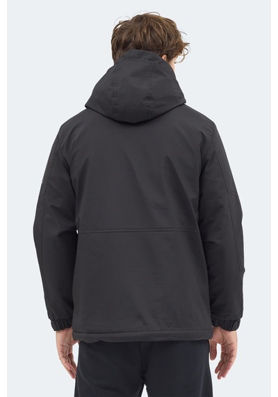 Slazenger Globe Erkek Siyah Mont & Kaban Siyah