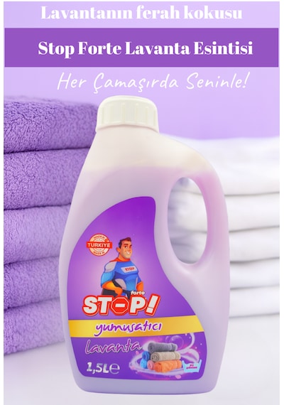 Stop Forte Çamaşır Yumuşatıcı 1.5 Litre Lavanta