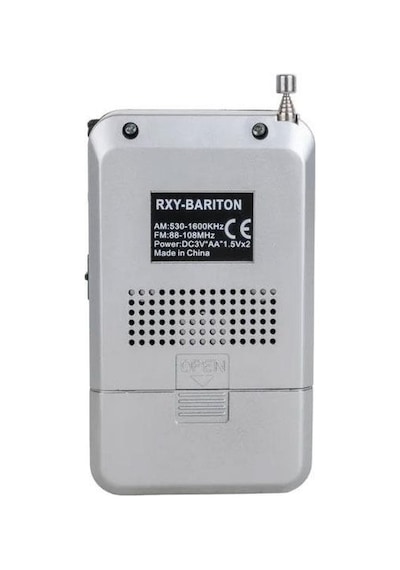 Roxy Rxy-bariton Cep Tipi Mini Pilli Analog Radyo - Gri