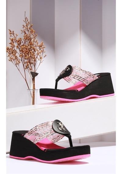 Paris Pudra Siyah Zara Dolgu Taban Terlik-pembe Pembe