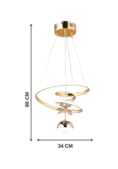 Melis Mini Ledli Gold Avize Gold