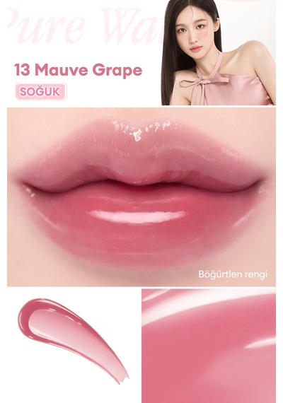 Dasique Pure Water Lip Gloss 13 Mauve Grape