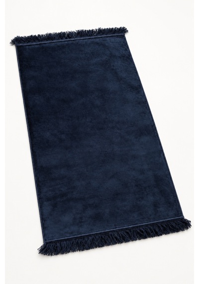Düz Velur Kadife Seccade 70x110 Cm Lacivert
