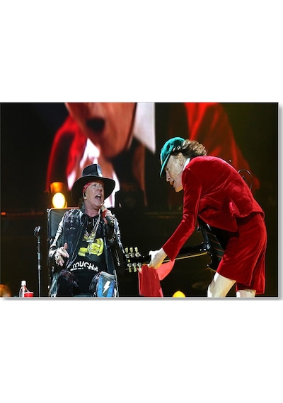 Cakasepetim Acdc Angus Ve Malcolm Yaşlı Kurtlar Ahşap Mdf Tablo