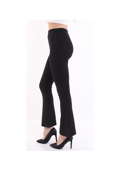 Self Clothing Kadın Siyah Yüksek Bel Fitilli Dayanıklı Örme Kumaş Toparlayıcı ISiyah