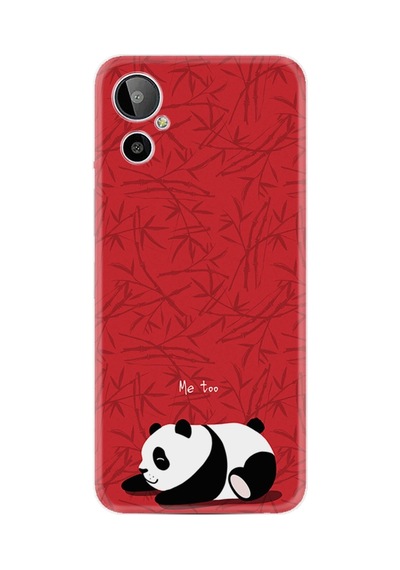 General Mobile Gm 23 Se Kılıf Resimli Desenli Silikon Platinium Series Sleeping Panda 1810