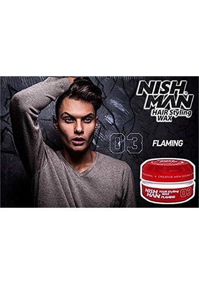 Saç Şekillendirici Wax 03 Flaming, 150 Ml Tüm Saç Tipleri Ekstra Güçlü, Islak Ve Parlak Görünüm